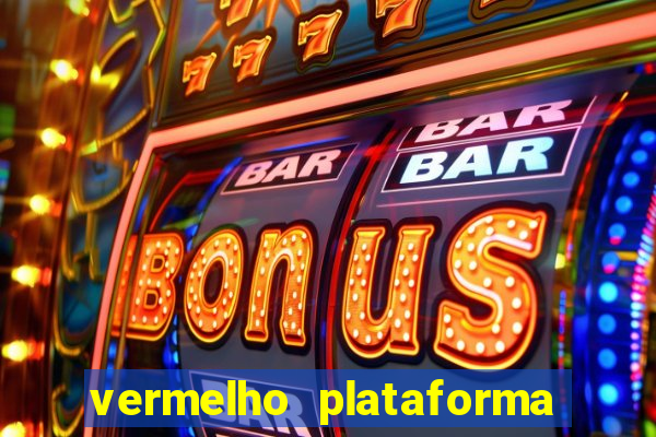 vermelho plataforma de jogos